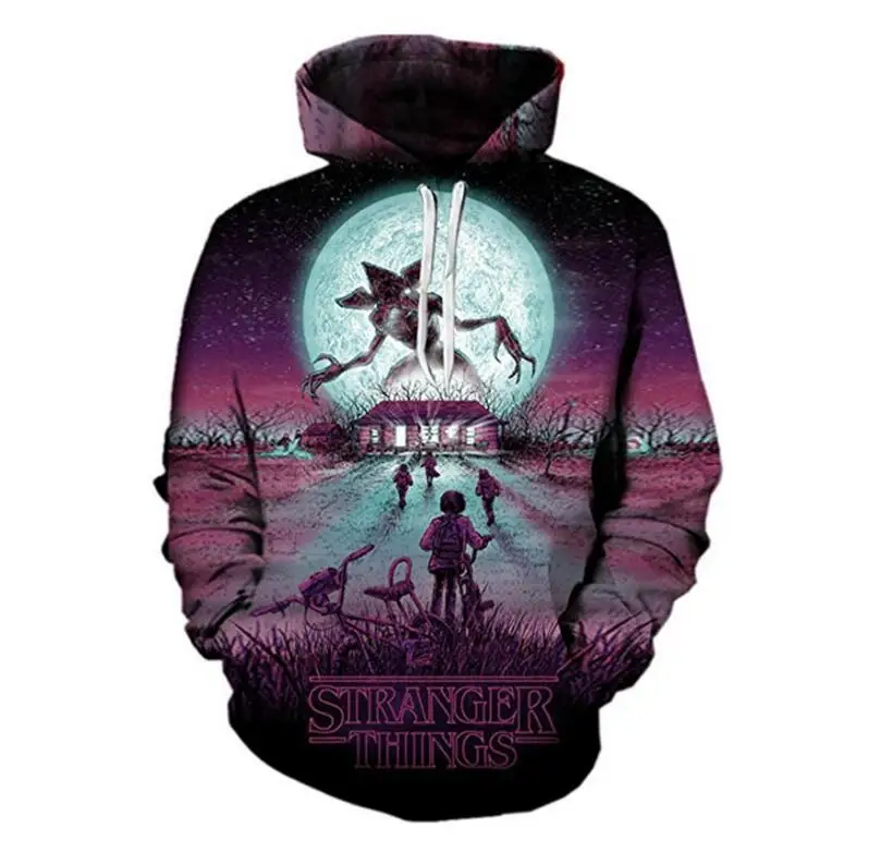 

TV Stranger Things 2 Eleven 11 DEMOGORGON 3D Printed Hoodie Unisex Men Jacket Causal Hip Hop Streetwear Tops