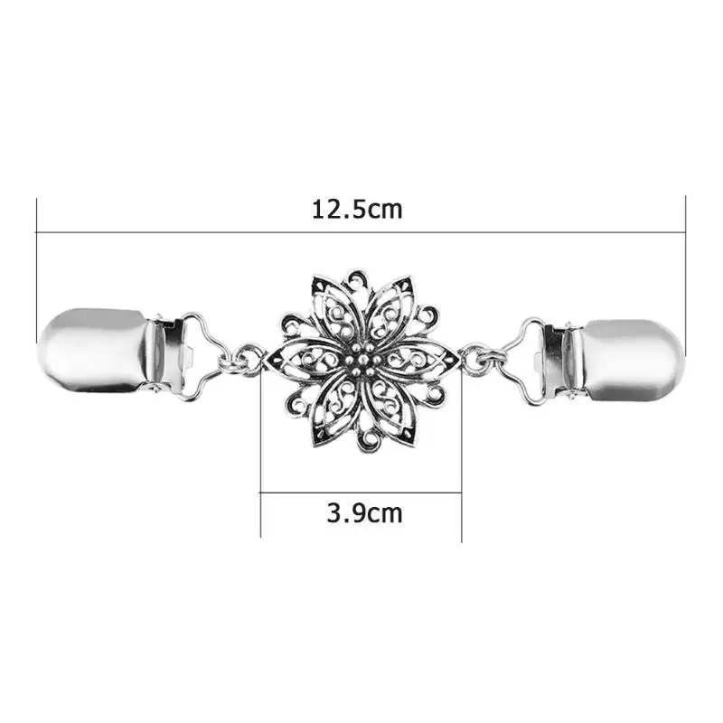 Цветочный зажим на воротник рубашки кардиган держатель свитер зажим для шали женский свитер блузка зажим для шали s булавки Одежда булавки швейные зажимы