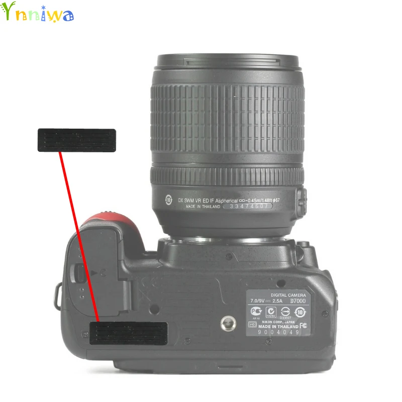 10 шт./лот для Nikon D600 D610 D7000 D7100 D800 резиновая задняя крышка большого пальца DSLR камера