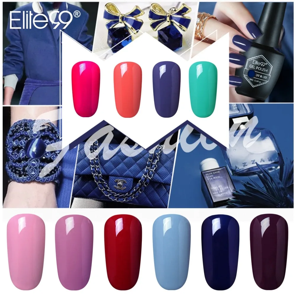 

Elite99 10ml Gel Nail Polish Varnishes Lacquer Base Primer Soak Off Nail Glue Long-lasting UV Gel Enamel Gel Lak Vernis