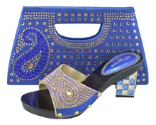 Italy Shoe And Bag To Match High Quality African Women Shoes And Matching Bag For Party Fashion Lady Sandal Shoes BCH-02