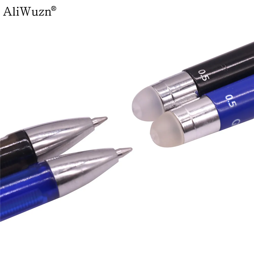 Качественные палочки 2 шт 0,5 мм пулевые чернила стираемая Шариковая ручка для студентов, школы, офиса Высококачественная ручка для письма