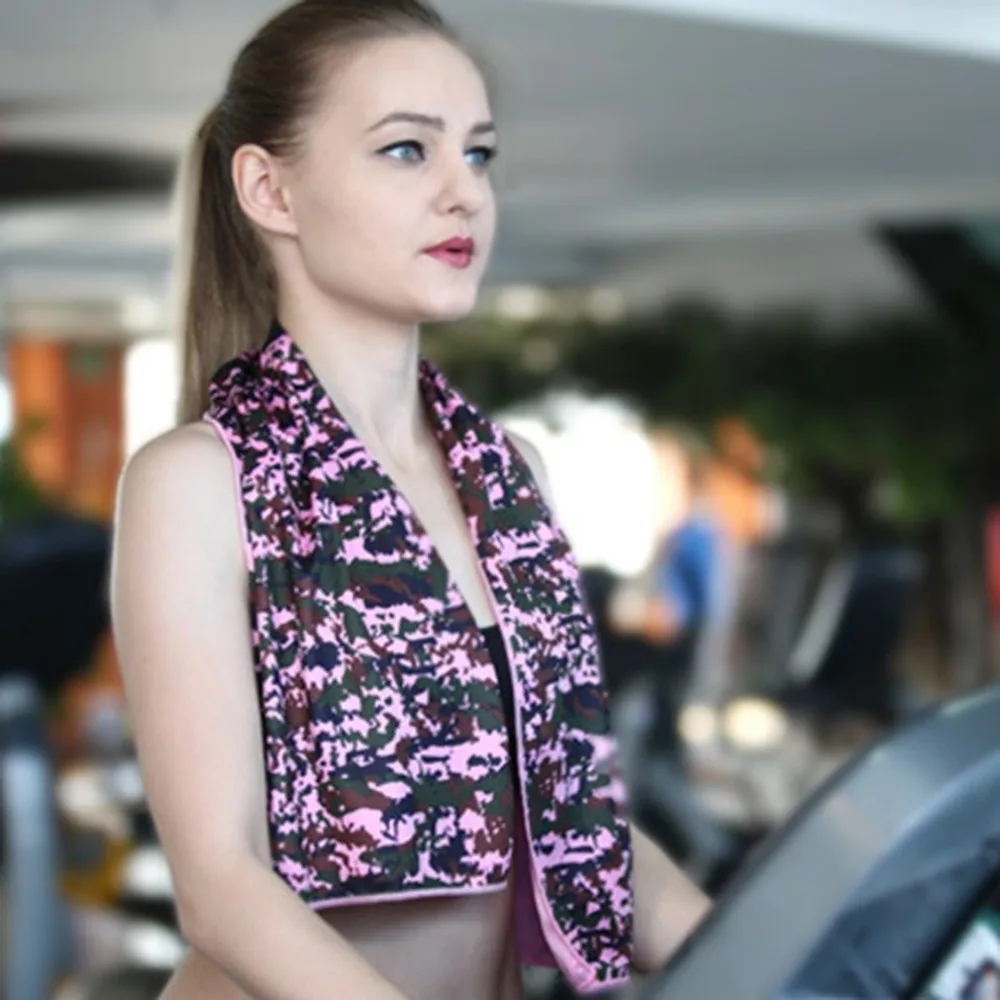 Камуфляжное холодное чувство полотенце спортивное полотенце ледяное полотенце тепловое охлаждение артефакт холодное чувство