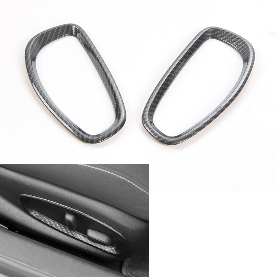 For Chevrolet Camaro 2017+ Auto Car Interior Seat Adjust Button Switch Cover Frame Trim Car-styling Molding Carbon Fiber | Автомобили и