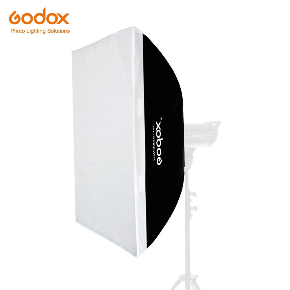 

Godox softbox 80*120cm 32"x 47" Portable Rectangular Studio Strobe Softbox with Bowens Mount for Studio Flash