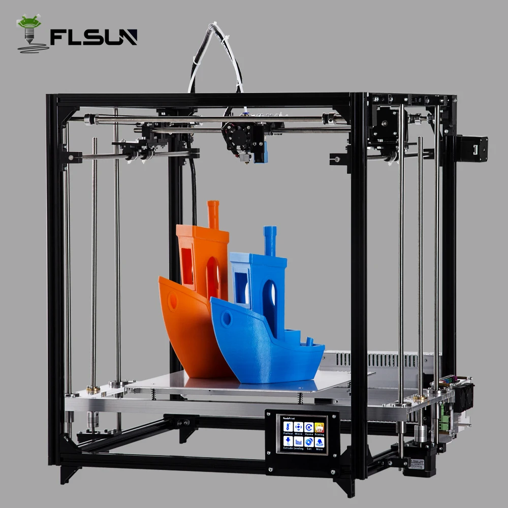 Flsun 3d принтер высокой точности большой размер печати 260*260*350 мм 3D-принтер Комплект горячей кровати один рулон нити Sd карты