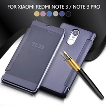 Для Xiaomi Redmi Note 3 гибридный Чехол Покрытие зеркальной поверхности PC кожаный чехол для Xiaomi Redmi Note 3/Note 3 Pro телефон оболочки