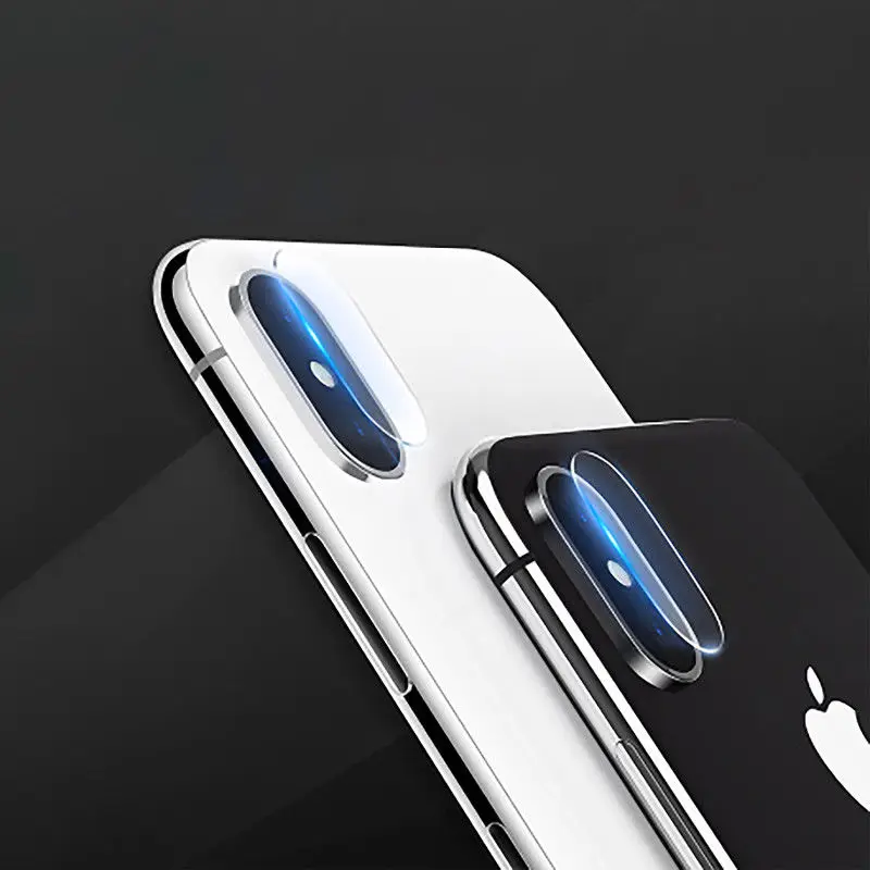 Для iphone X XR XS Max 6 S 7 8 Plus Камера телефон объектив Стекло Экран протектор Полный