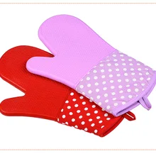 1 шт. Высококачественная силиконовая перчатка для микроволновки 300 градусов из термостойкого силикона Нескользящая печь Mitt инструменты для приготовления пищи LB 203