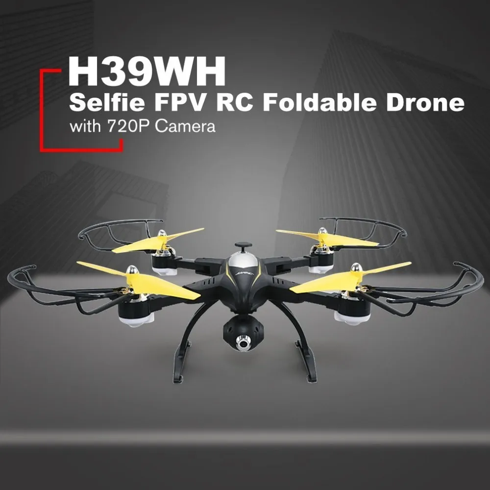 JJR/C H39WH Selfie FPV RC 2.4G RC Foldable Quadcopter Drone with 720P Wifi HD Live Video Camera Altitude Hold 360 Degree Flips JJR/C H39WH Selfie FPV RC 2.4G RC Foldable Quadcopter Drone with 720P Wifi HD Live Video Camera Altitude Hold 360 Degree Flips