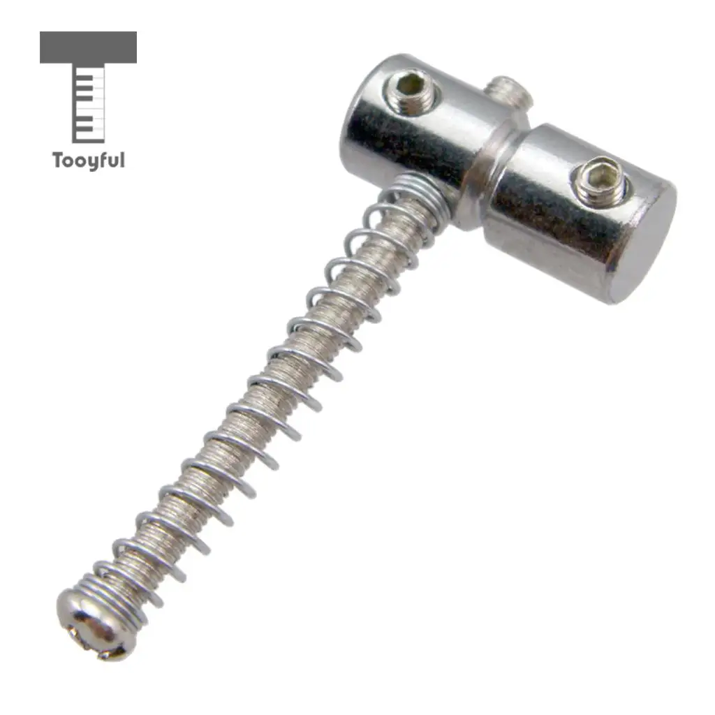 Tooyful 4x Electric Bass Fixing String Bridge Saddle Zinc Alloy for Replacement Parts