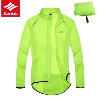 

Santic Cycling Jacket Windproof Bike Bicycle Jacket Long Sleeve Waterproof UPF30+ Breathable Sport Cycling Clothing Windcoat