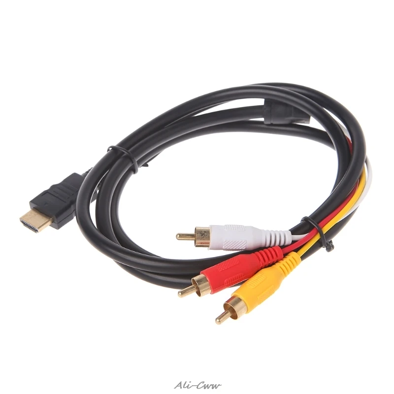 HD TV to 3RCA HDMI-совместимый конвертер Аудио Видео Компонент AV проектор S927 |