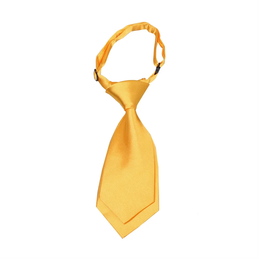 HOOYI Boys Tie Solid Fashion Cravat Small size Necktie for Women