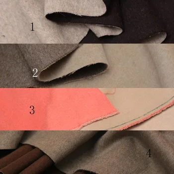 

LEO&LIN Cloth fabric 2 sided wool cashmere thick warm sewing patchwork (1 meter)