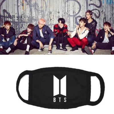 Дуэйн BTS Молодежная Лига Новый логотип концерт с тем же поддерживается маска пыли маска и маски для обувь для мужчин и женщин чтобы