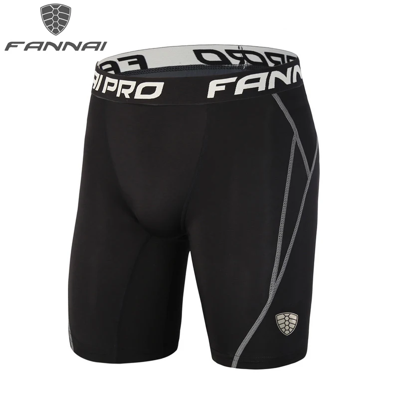

FANNAI Mens Compression Running Shorts Men Basketball Training Sport Short Male Dry Fit Gym Fitness Athletic Tight Shorts AM324