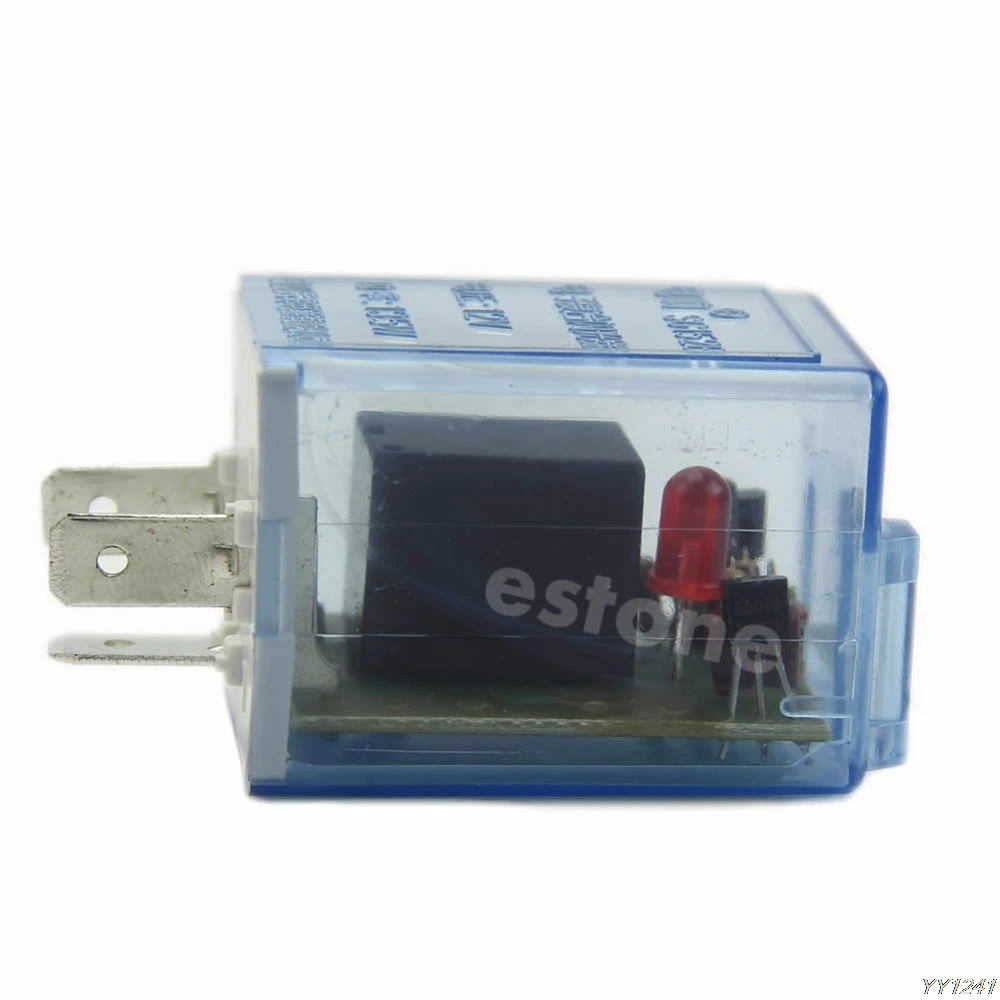 12 V 3 Pin электронное проблесковое реле Fix светодиодный свет Indicatior флэш-памяти