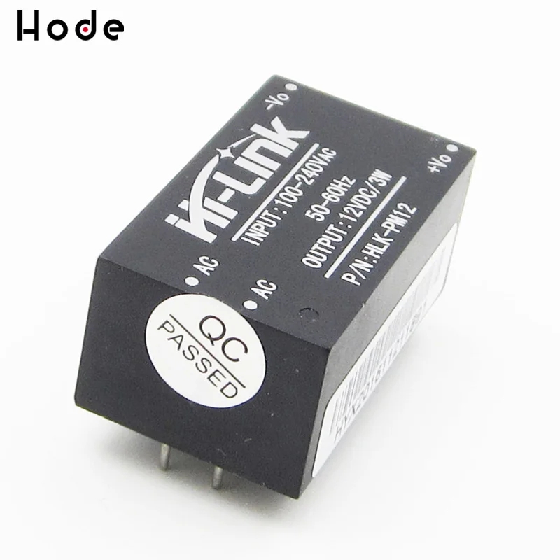 HLK PM12 AC DC 220 В до 12 мини блок питания интеллектуальный бытовой выключатель модуль