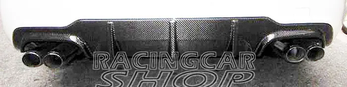 Real Carbon Fiber Rear Diffuser for Mercedes Benz C204 COUPE W204 SEDAN C250 C63 C200 AMG sport bumper 2012-2014