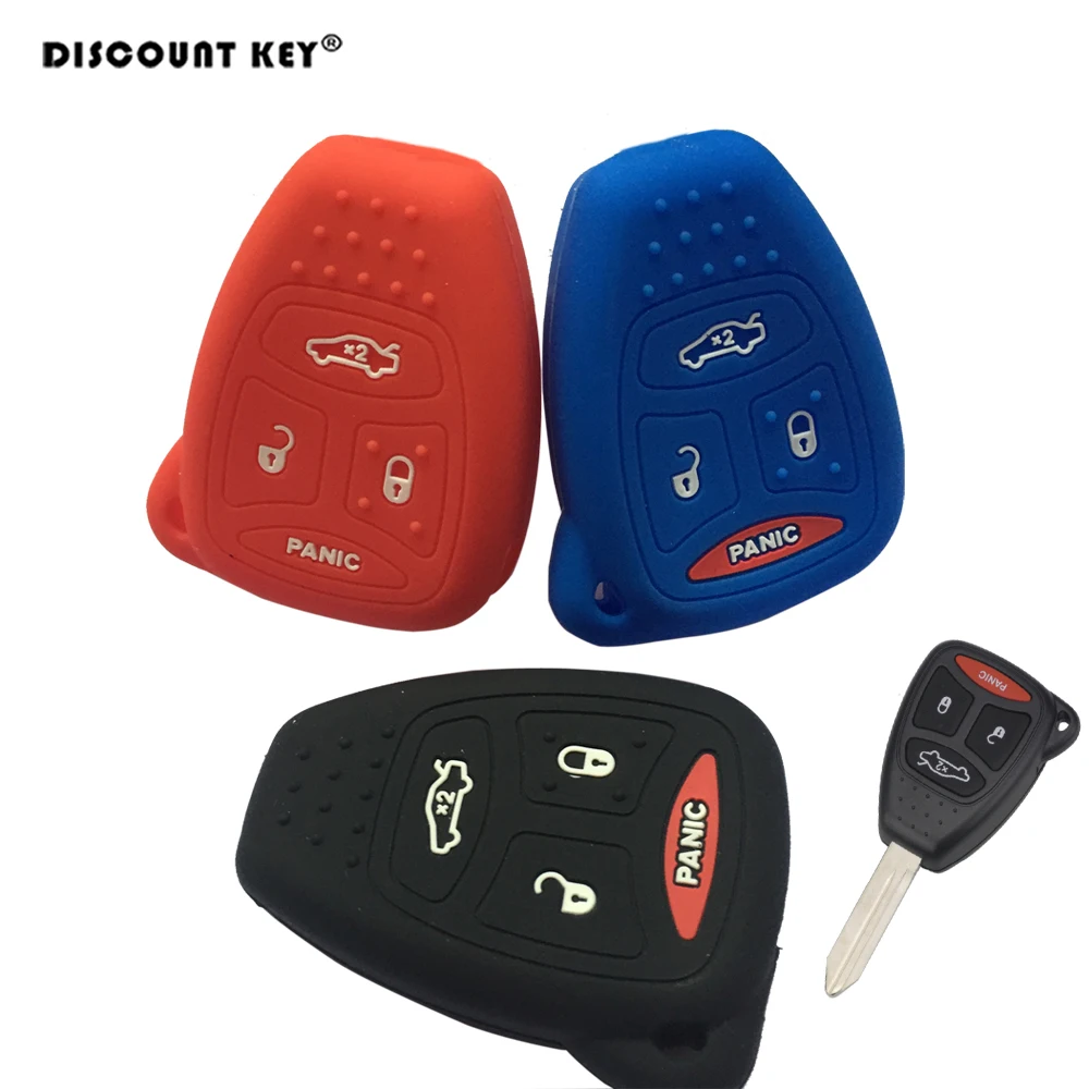 Silicone Car Key Cover Case For Jeep Wrangler Jeep Compass Jeep Liberty