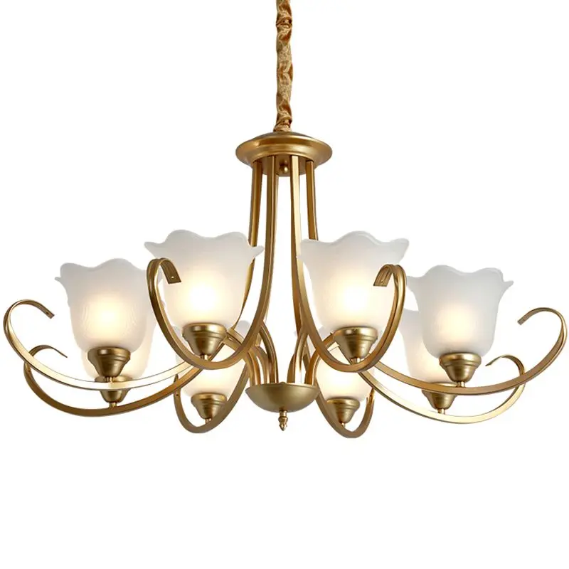 

Modern Suspension Light for Living Room Golden Duplex Floor Three Floor Hall Net Black Restaurant Hanging Light Pendant Lighting