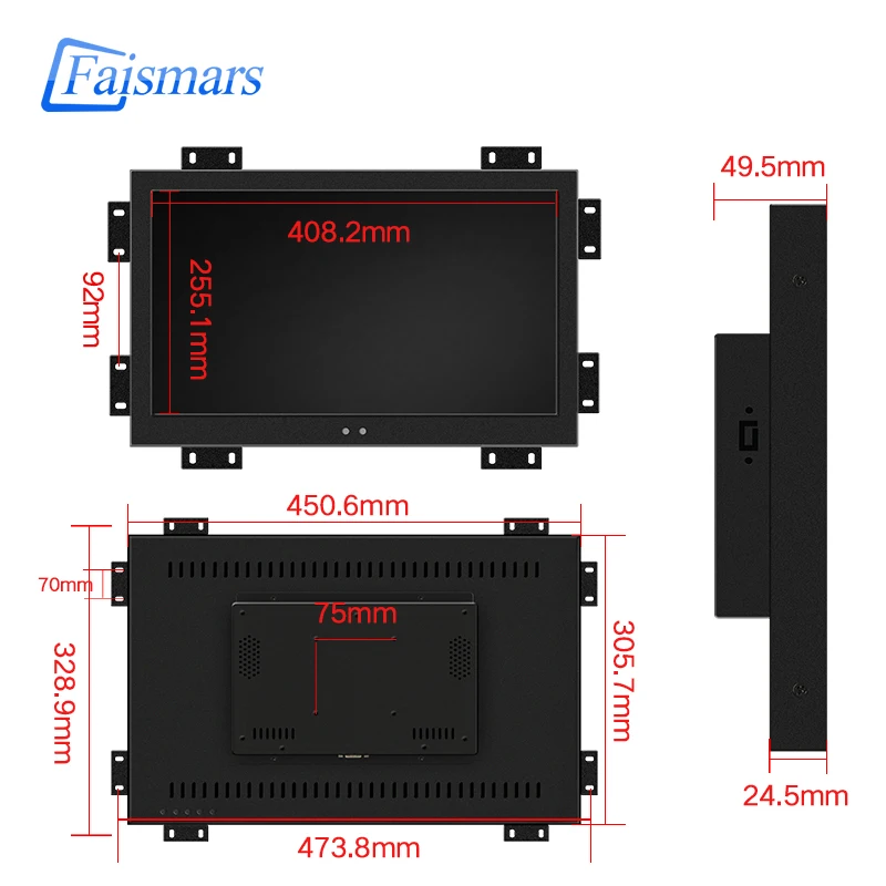 Акция! 19 дюймовый широкоформатный ЖК монитор M190W EF/Faismars 1440*900 дюймов встроенный в