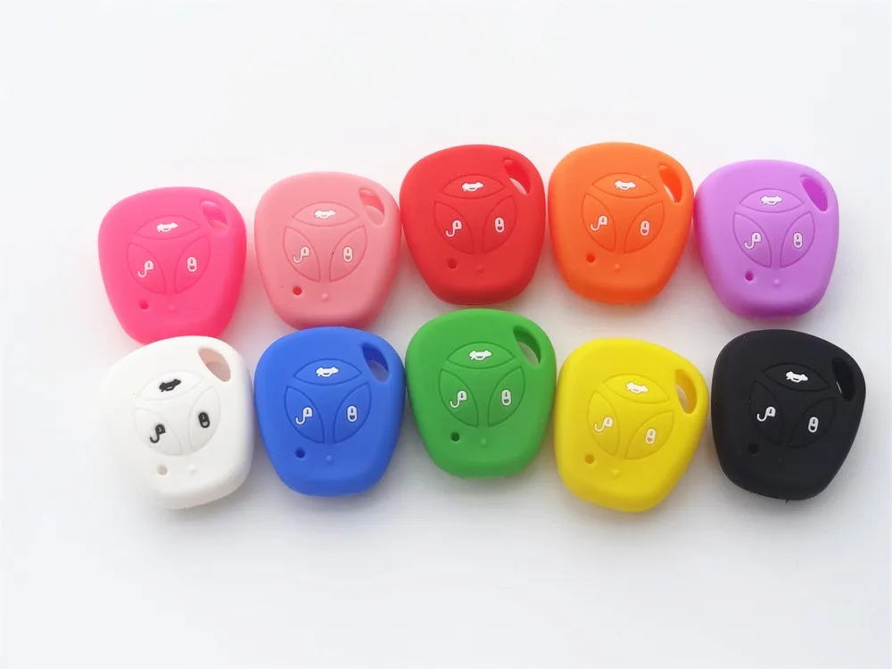 

1pc Silicone key cover For Lada remote car key case Auto parts car accessories colorful 1pc