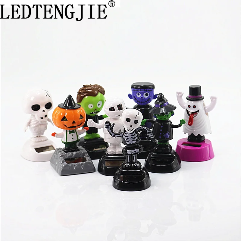 

Car Decoration Ornaments Halloween Gifts Solar Swing Cartoon Characters Car Dashboard Decoration Car Decoration Accessories
