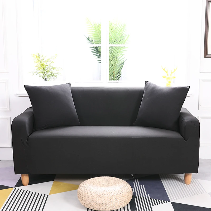 Solid Color Universal Couch/Corner Sofa Covers For Living