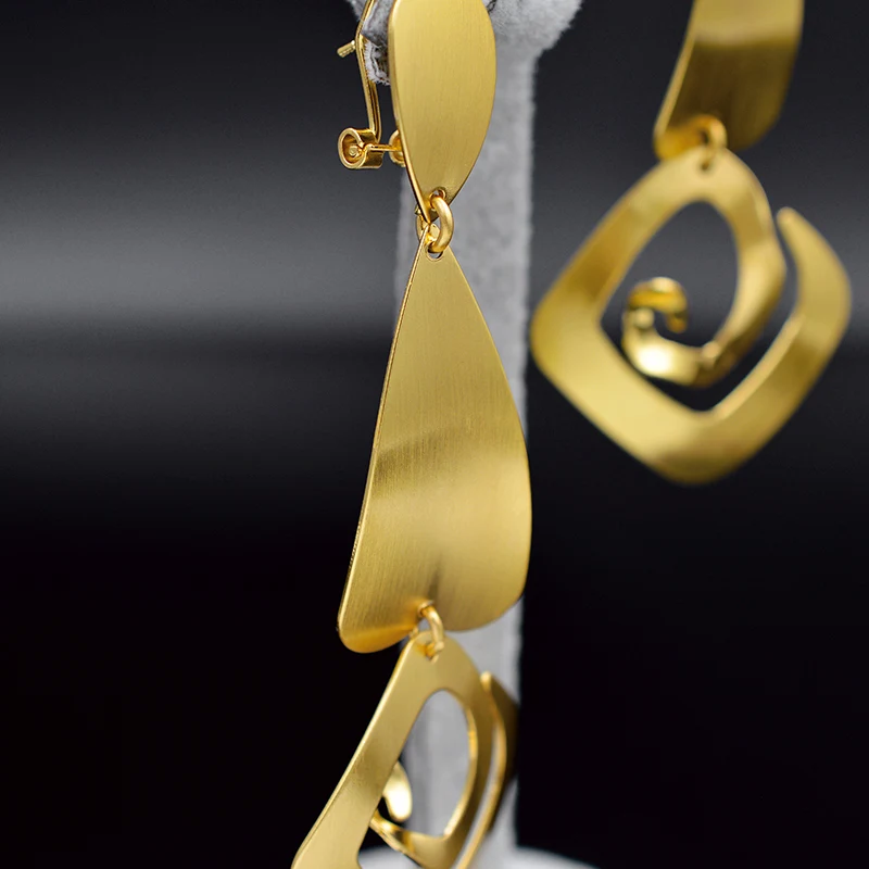 Sunny Jewelry романтические серьги в форме сердца для женщин длинные висячие Дубай