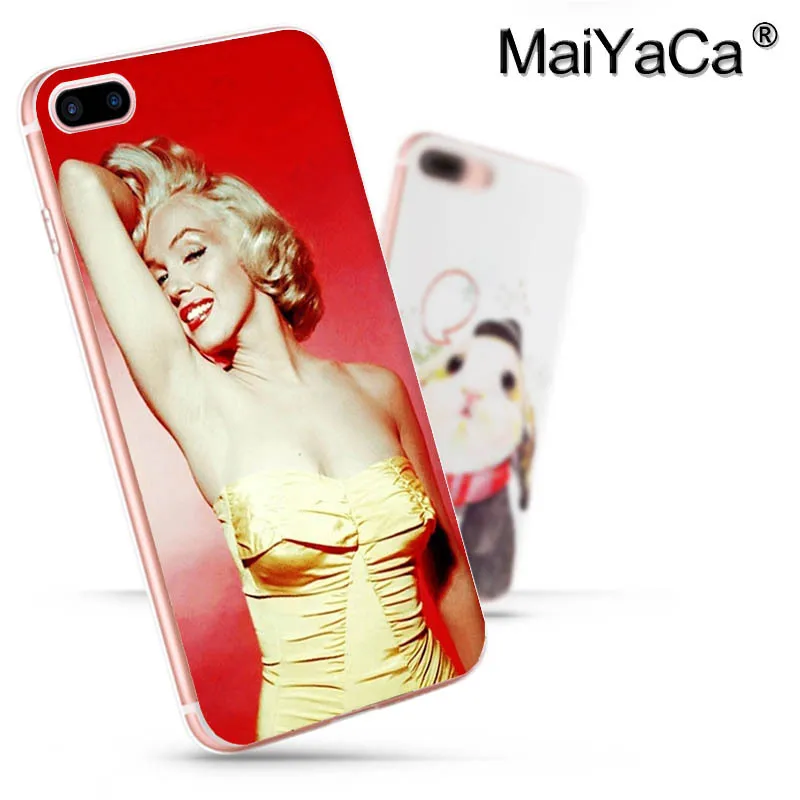 MaiYaCa Мэрилин Монро с кошкой Новинка чехол для телефона iphone SE 2020 11 pro 8 7 66S Plus X 10 5S XS XR