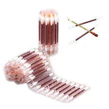 20/шт Одноразовые Медицинские Ватные палочки йода домашняя дезинфекция двойная головка дровяные палочки наконечники Чистка ушей носа