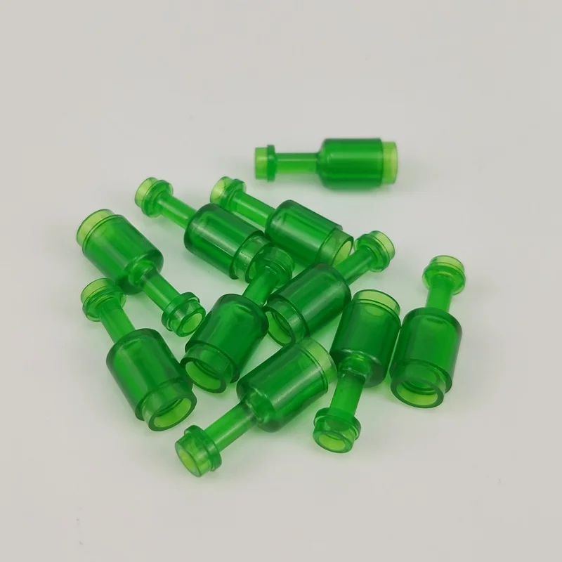 

Green Wine Glass City Series Locking Kids Gifts Children Creative Model Bricks DIY Blocks Household City Series Green Wine Glass