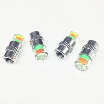 

4pcs Car Tire Air Pressure Valve Stem Caps Sensor Indicator For SsangYong Actyon Turismo Rodius Rexton Korando Kyron Musso Sport