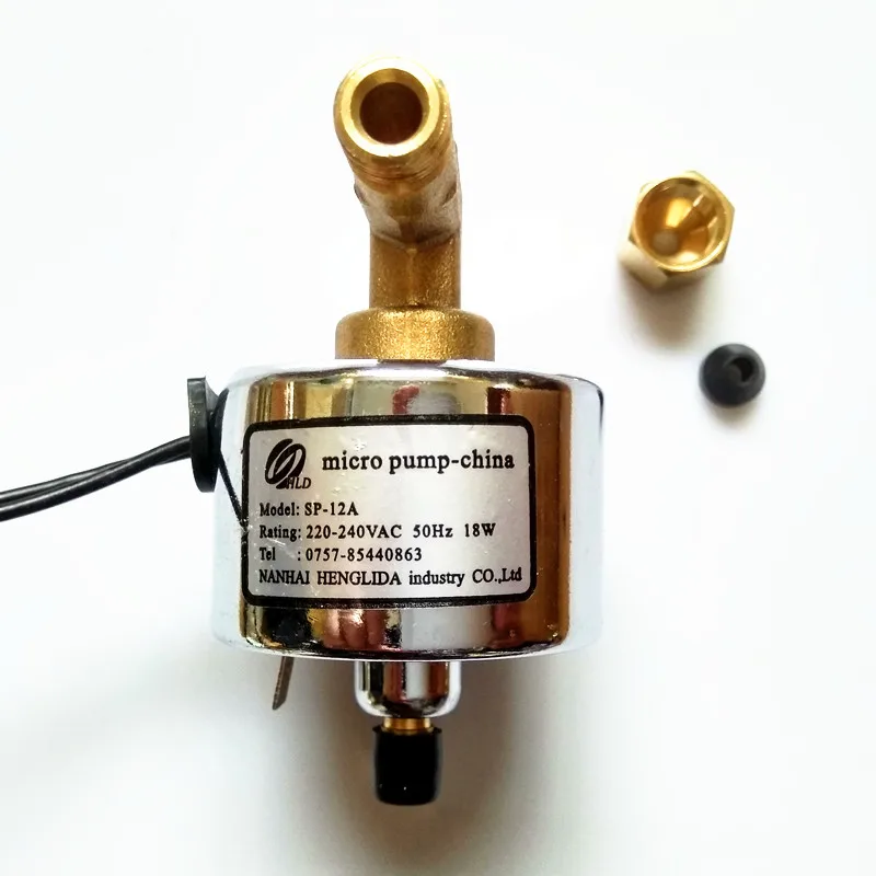 

Miniature solenoid pump model SP-12A voltage 220-240VAC-50Hz power 18W
