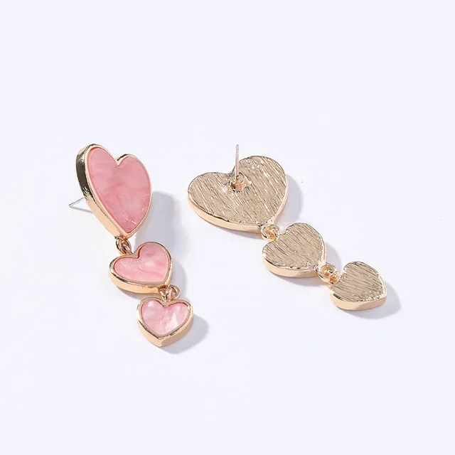 Heart Women Dangle Earrings Love Cute Earrings For Women Drops Earrings