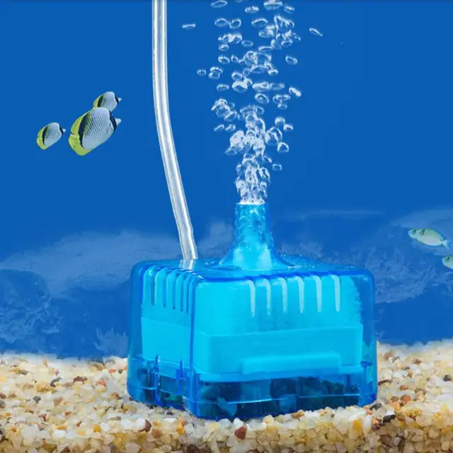 Mini Aquarium Filter Fish Tank Air Pump All Water Type Corner Filter