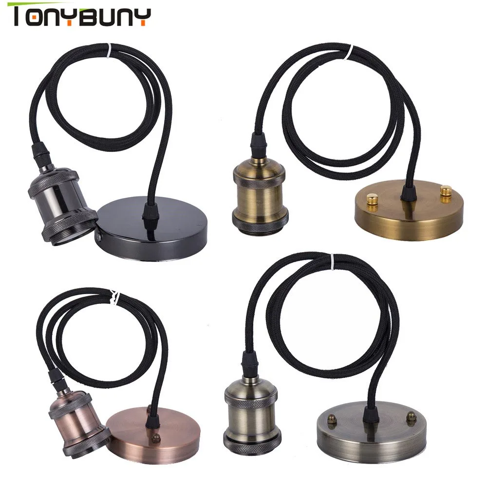 

Retro Vintage E26/E27 Screw Bulb Lamp base Aluminum Shell Base Lamp Bulb Holder Pendant Lighting Socket Ceiling Light Adaptor