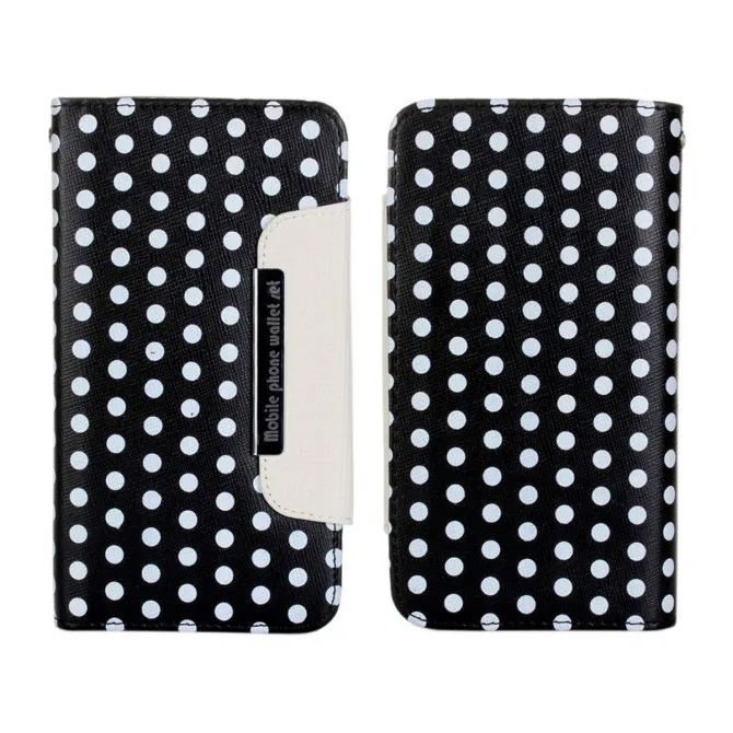 iPhone 6 Polka Dots 2 in 1 Wallet Case (7)