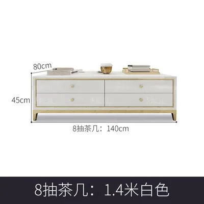 كابل حامل تلفاز غرفة المعيشة الأثاث المنزلي الحديثة نمط المألوف الطلاء خشبية جلدية وحدة تليفزيون و مجلس الوزراء + طاولة القهوة