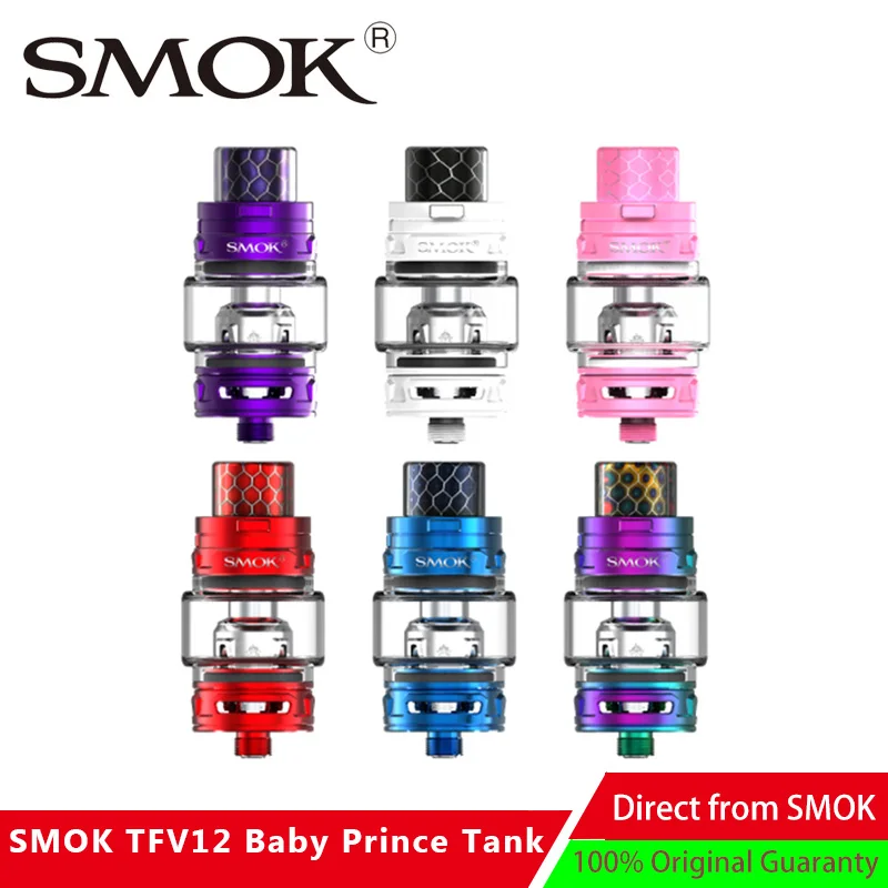 

Original SMOK TFV12 Baby Prince Tank top refill Electronic Cigarette Atomizer 510 Thread TFV12 baby Tank Fit Alien Box MOD Vape