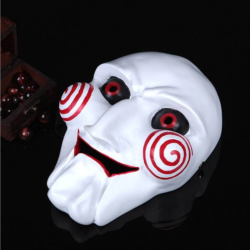 High Quality Resin Grimace Saw Mask Party Masquerade Cosplay Movie Game Full Face Mask Scary Creepy Halloween Mask