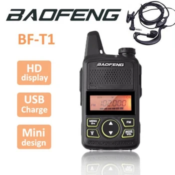 

Baofeng BF-T1 BF T1 Wakie Mini Walkie Talkie CB Ham UHF Radio Station Transceiver Boafeng PMR 446 PMR446 Scanner Woki Toki Handy