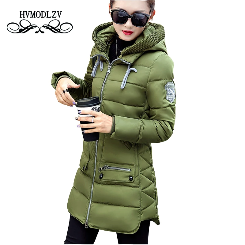 

Big Size 7XL Winter Jacket Women 2017 New Europe Style Hooded Slim Medium Long Winter Plus Size Parkas Lady Top Coat Hot