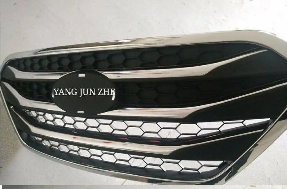 2009- For Hyundai ix35 high quality ABS chrome front grille Refit around trim trim grills Racing
