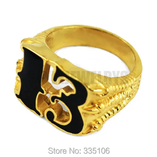 Когти орла Lucky 13 кольцо из нержавеющей стали ювелирные изделия оптом модный моторный Байкер мужское кольцо серебро, золото SWR0347