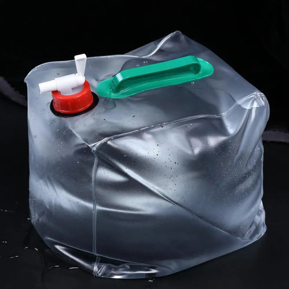 

10L 20L PVC Large Capacity Outdoor Camping Water Bag Container Foldable Water Carrier Bag Water Storage Bucket