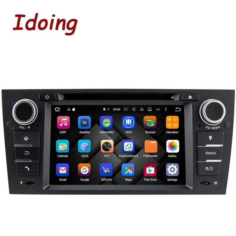 Idoing1Din Android7.1Steering колеса для BMW E90 автомобильный мультимедийный DVD плеер Авто HD емкостный Сенсорный экран gps навигации ТВ