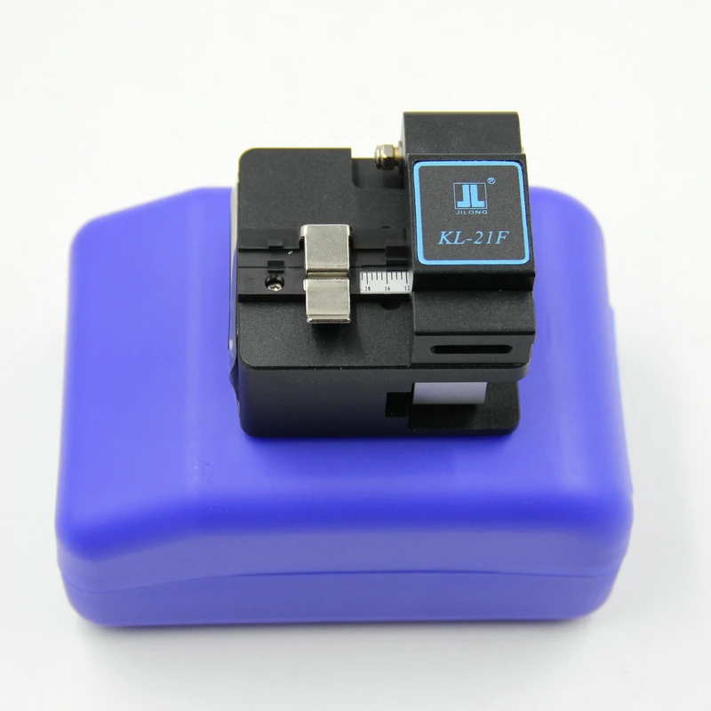 

Original KL-21F Fiber Cleaver Cutting knife Fiber Optic Cutter for Fusion Splicer Jilong KL-300T/KL-280G